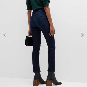 MOTHER Mid-Rise Dazzler Ankle Jeans
